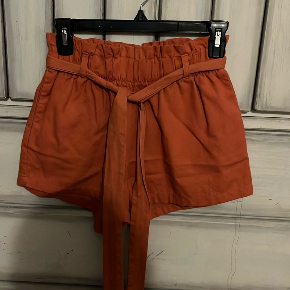 Paper Bag waist shorts